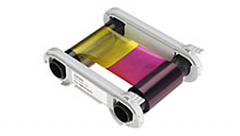 Полноцветная лента (YMCKO) на 500 оттисков с чистящим роликом; для принтера Advent SOLID 700 в Белгороде